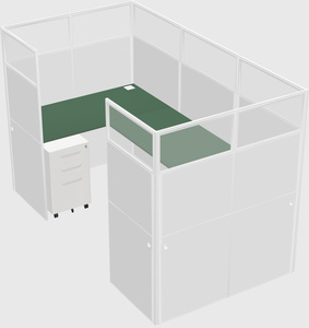 Cabine en u