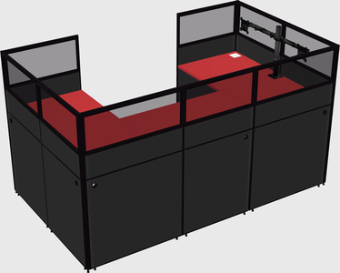 Cabine en u