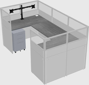 Cabine en u