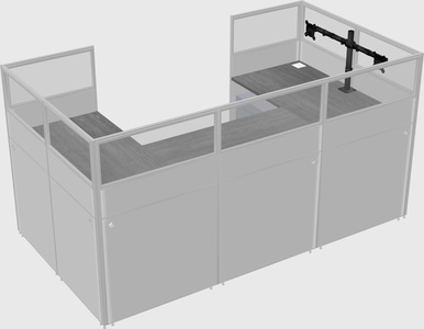 Cabine en u