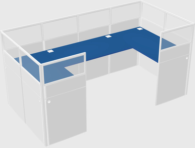 Cabine en u