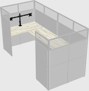 Cabine en u