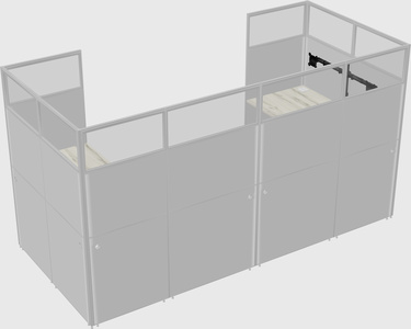 Cabine en u