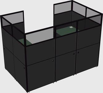 Cabine en u