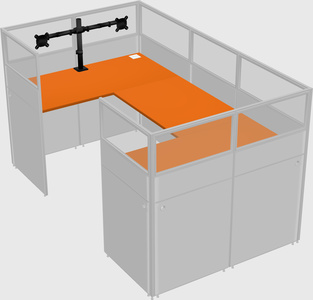 Cabine en u