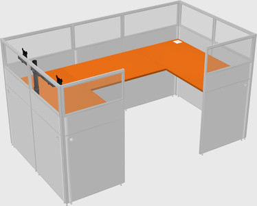 Cabine en u
