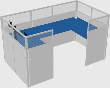 Cabine en u