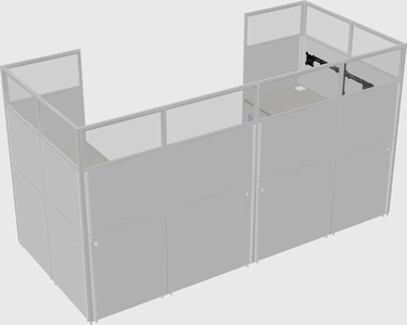 Cabine en u