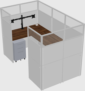 Cabine en u
