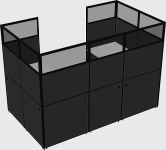 Cabine en u