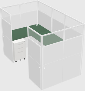 Cabine en u