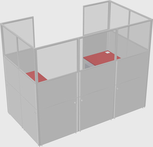 Cabine en u