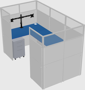 Cabine en u