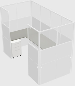 Cabine en u