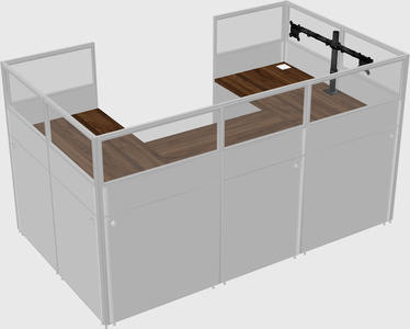 Cabine en u