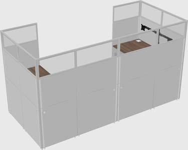 Cabine en u