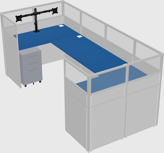 Cabine en u
