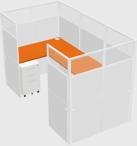 Cabine en u