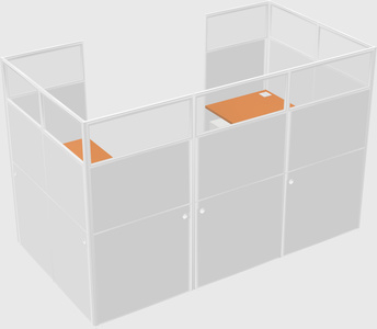 Cabine en u