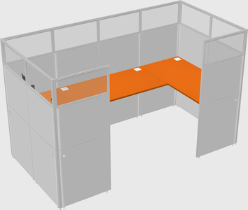 Cabine en u