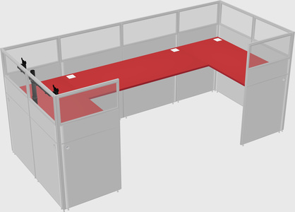 Cabine en u