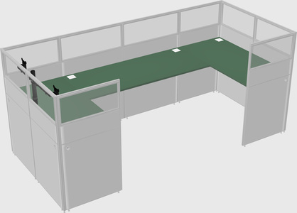 Cabine en u