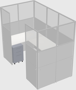 Cabine en u