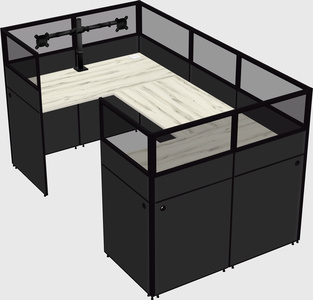Cabine en u