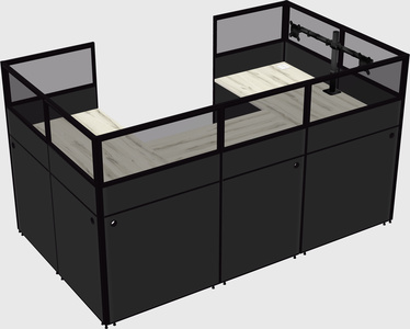 Cabine en u