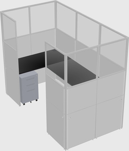 Cabine en u