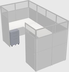 Cabine en u