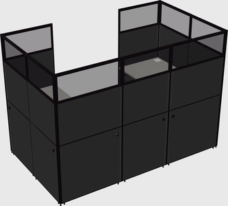 Cabine en u