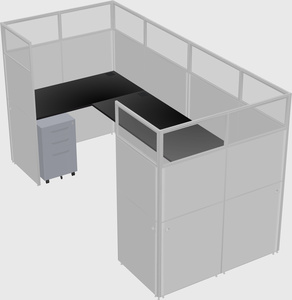 Cabine en u