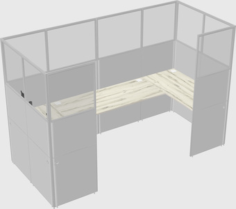Cabine en u