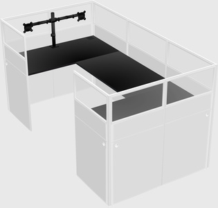 Cabine en u