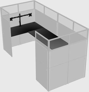 Cabine en u