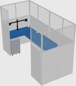 Cabine en u