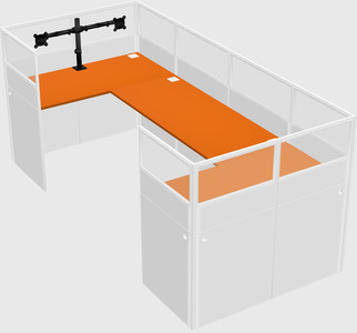 Cabine en u