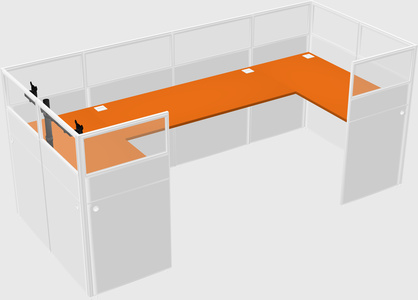 Cabine en u