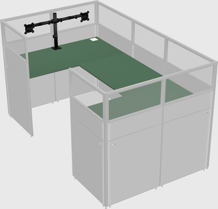 Cabine en u