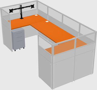 Cabine en u