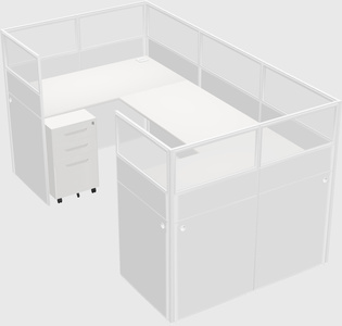 Cabine en u
