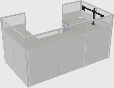 Cabine en u