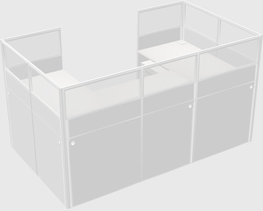 Cabine en u