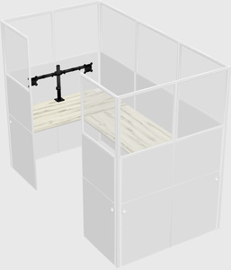 Cabine en u