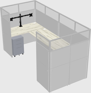 Cabine en u