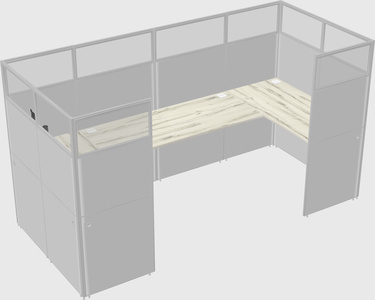 Cabine en u