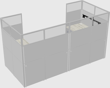 Cabine en u
