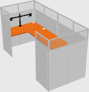 Cabine en u