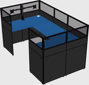 Cabine en u